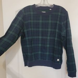 Jack Wills Plaid Crew Sweatshirt
